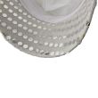 Wholesale Adult 70's Silver Sequin Disco Hat 