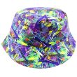 Adults Reversible Bucket Hat - Multi-Writing Design 