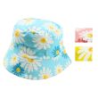 Adults Reversible Bucket Hat Multi Flower Design - Assorted Colours