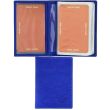 Wholesale Florentino Bifold Genuine Leather Credit Card Holder - Blue