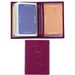 Wholesale Florentino Bifold Genuine Leather Credit Card Holder - Pink