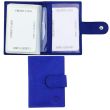 Wholesale Florentino Genuine Leather Credit Card Holder - Blue