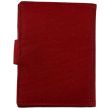 Wholesale Florentino Genuine Leather Credit Card Holder - Red