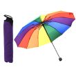 Wholesale Foldable Compact Rainbow Umbrella 
