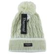 Ladies Thermal Knitted Bobble Hat - Assorted 