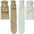 Wholesale Metallic Long Hot Water Bottles - Assorted 