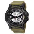 Wholesale Ravel Men's 5ATM Ana-Digi Sports Watch - Black/Khaki 