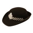 WPC Policewoman Black Felt Hat (Adult)