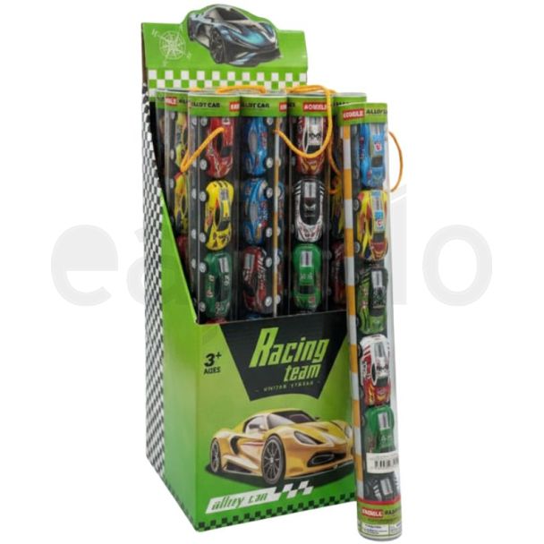12pcs Alloy Racing Team Cars - Assorted Colours
