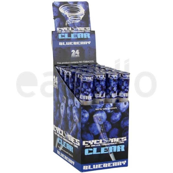 Wholesale Cyclones Transparent Cone - Blueberry