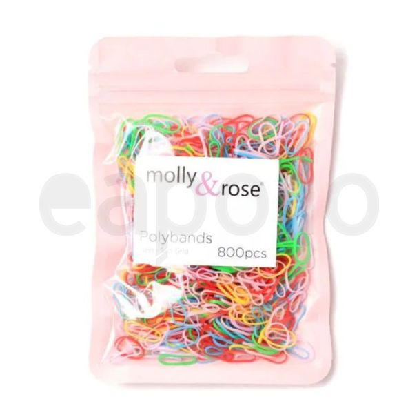 1mm Thick Rubber bands Multicoloured - (800pcs)
