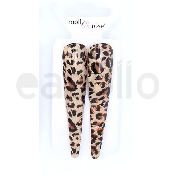 2pcs Animal Print Acrylic Beak Clips - 8cm 