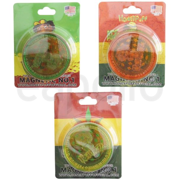 Wholesale 3-Part Honey Puff Magnetic No.1 Handmullers - Assorted Colours