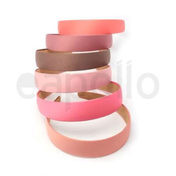 3cm wide satin aliceband with suede inner

