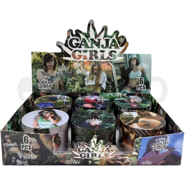 4-Part Leaf Girls Design Metal Handmuller - Assorted ( 6.3X 4.2cm)