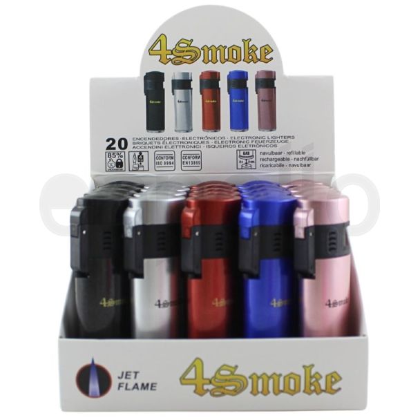 4Smk Electronic Jet Flame Lighters 