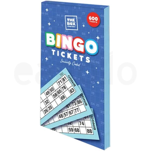 600 Bingo Ticket Book