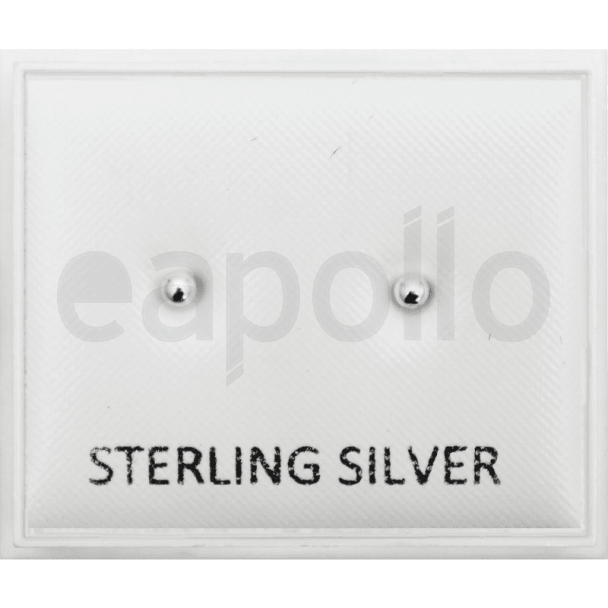 Sterling Silver Ball Studs - 1.5mm