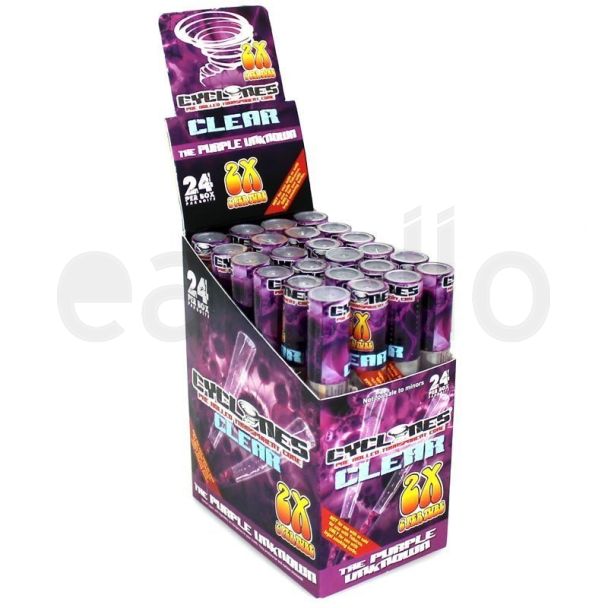 Wholesale Cyclones Transparent Cones - The Purple Unknown