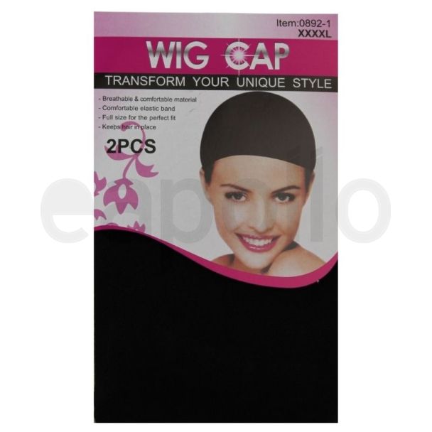 Wholesale Pair Of Wig Cap - Black 