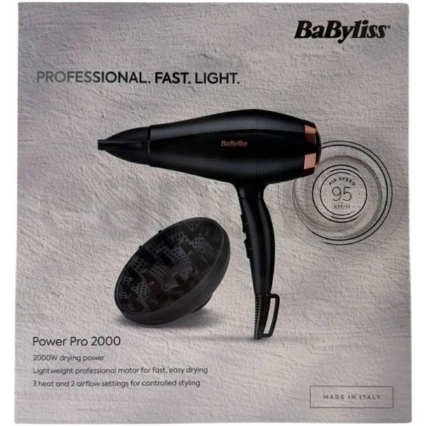  BaByliss Power Pro 2000 Super Fast Hair Dryer - 5915U