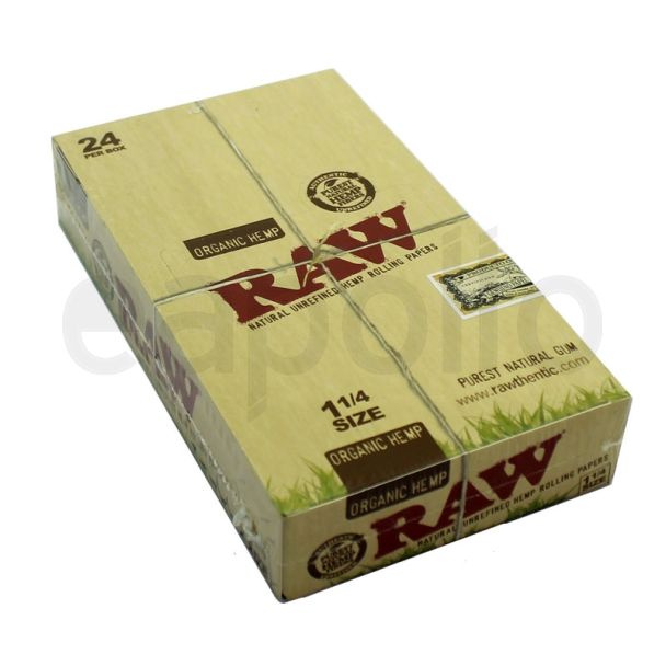 RAW Organic Hemp Natural Unrefined R-Paper - Size 1¼