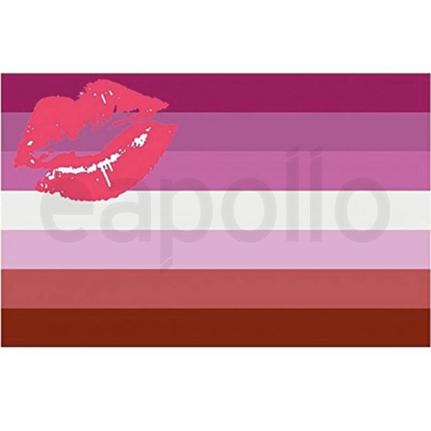 Wholesale Lesbian Lips Flag 5ft x 3ft