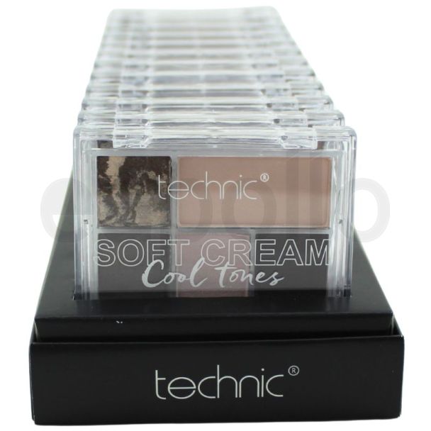 Technic Cream Eyeshadow Palette - Cool Tones 