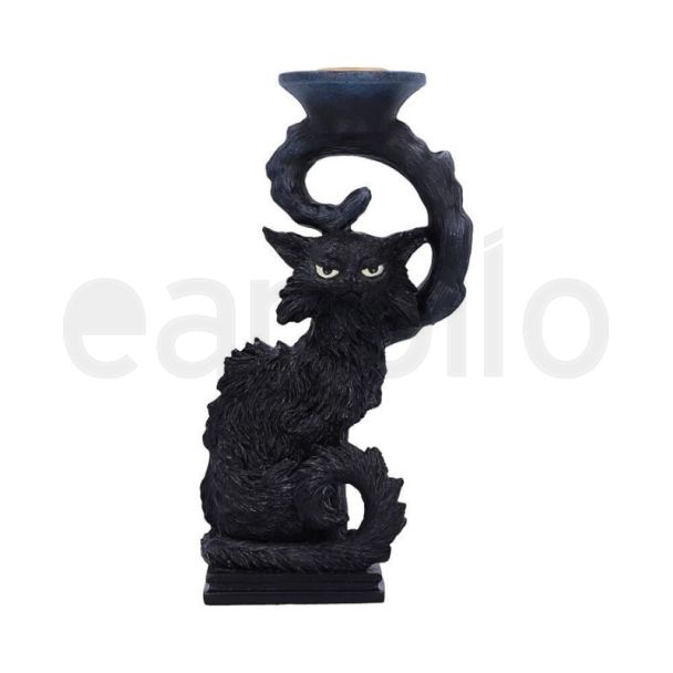  Witches Familiar Salem Candlestick Holder - 20cm