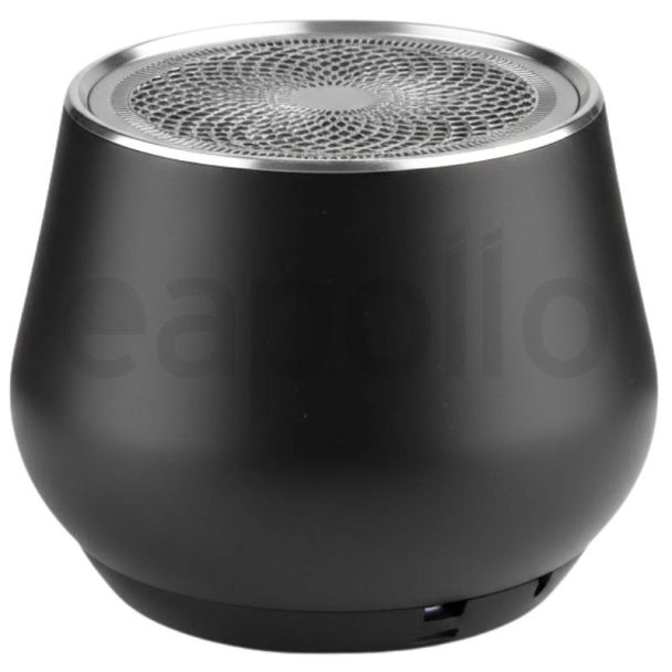 A19 TWS Wireless Mini Bluetooth Speaker - Black (40x40mm)