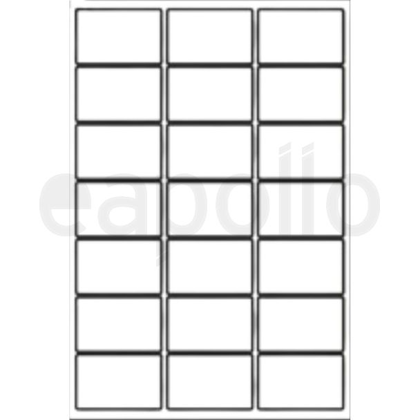 A4 Laser Address Labels – 21 Label Per Sheet (65 x 38mm), Pack of 100 Sheets