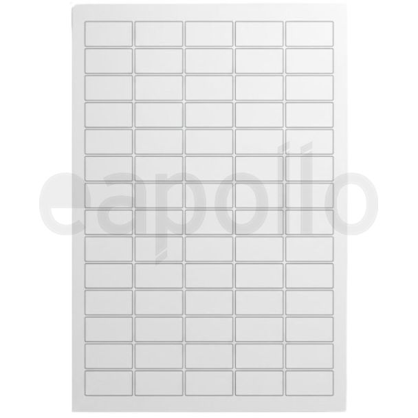 A4 Laser Address Labels – 65 Labels Per Sheet (38 x 21mm), Pack of 100 Sheets