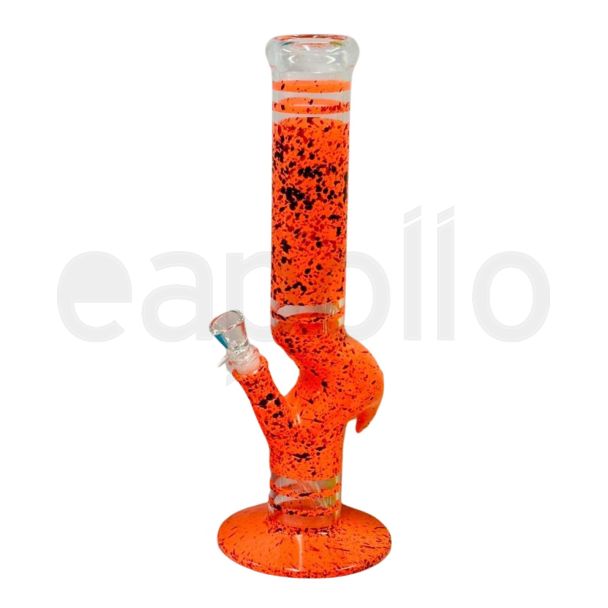 Splash Design Glass Waterpipe (34cm) - Assorted Colours