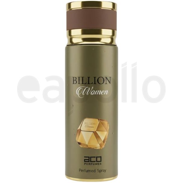Aco Perfumes Ladies Perfumed Spray - Billion Women (200ml)