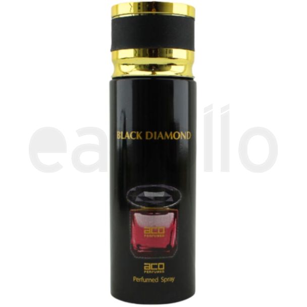 Aco Perfumes Ladies Perfumed Spray -Black Diamond (200ml) 