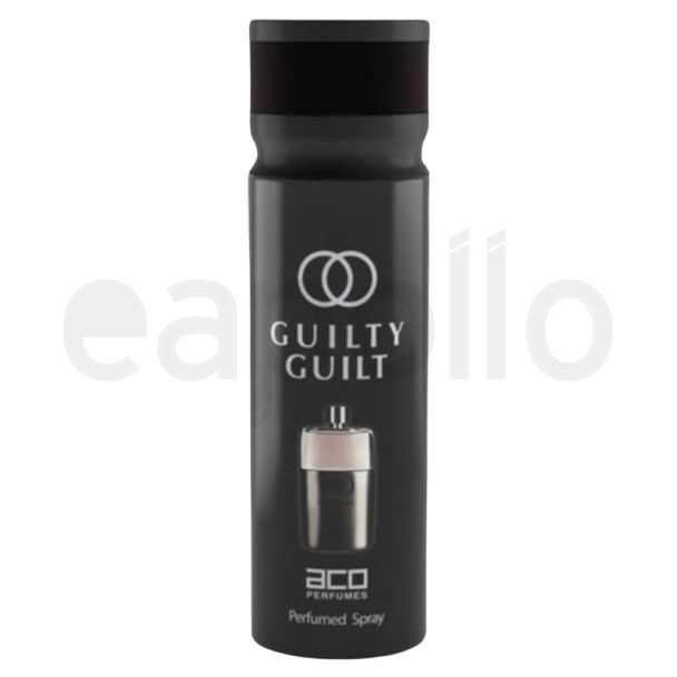 Aco Perfumes Men's Perfumed Spray - Guilty Guilt (200ml) (Exp -11/29)