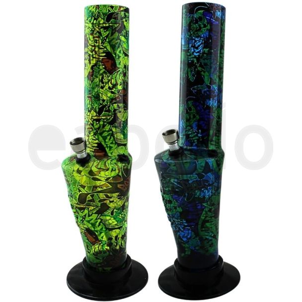 Acrylic Waterpipe - Assorted Designs (12.5 Inch)