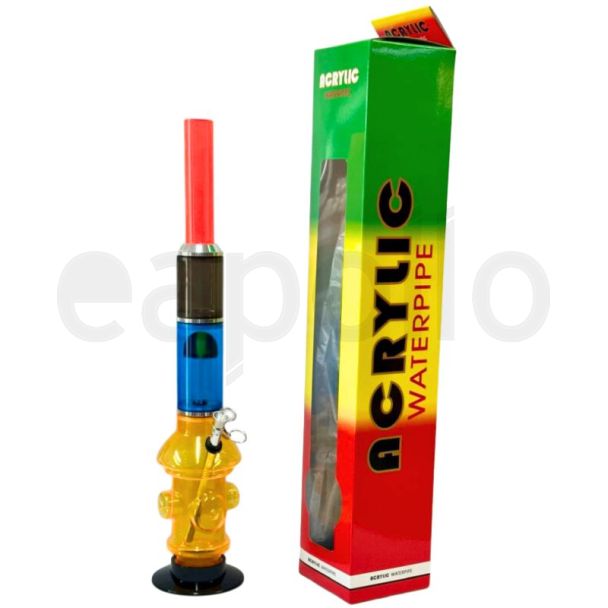 Acrylic Waterpipe (18 inch) - Assorted Colours 