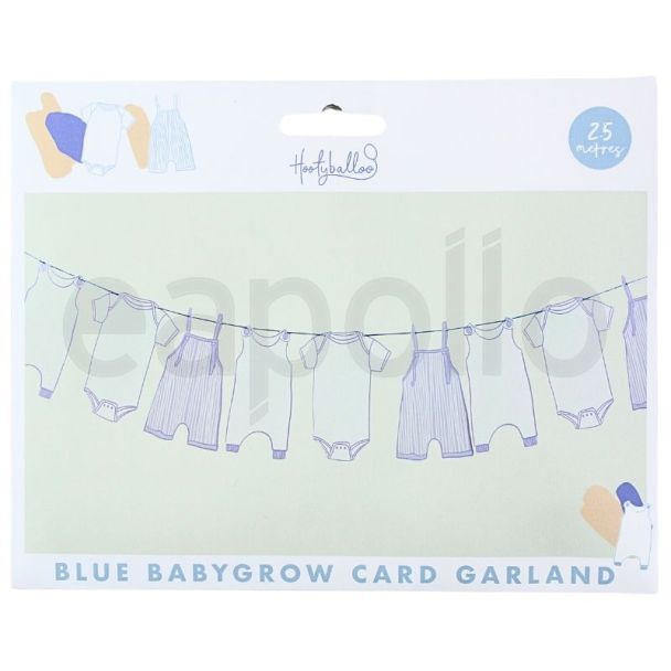 Adorable Babygrow Garland 2.5m - Blue 