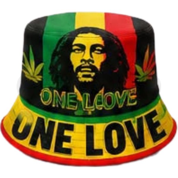 Adult One Love Jamaica Bucket Hat