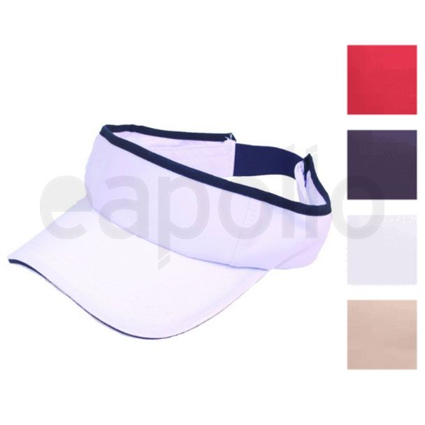 Adults Lightweight Sandwich Peak Sun Visor - Assorted 