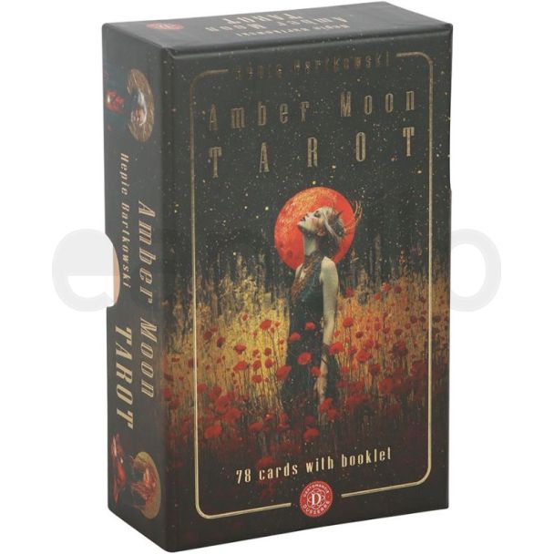 Amber Moon Tarot Card Deck with Guidebook by Hepie Bartkowski