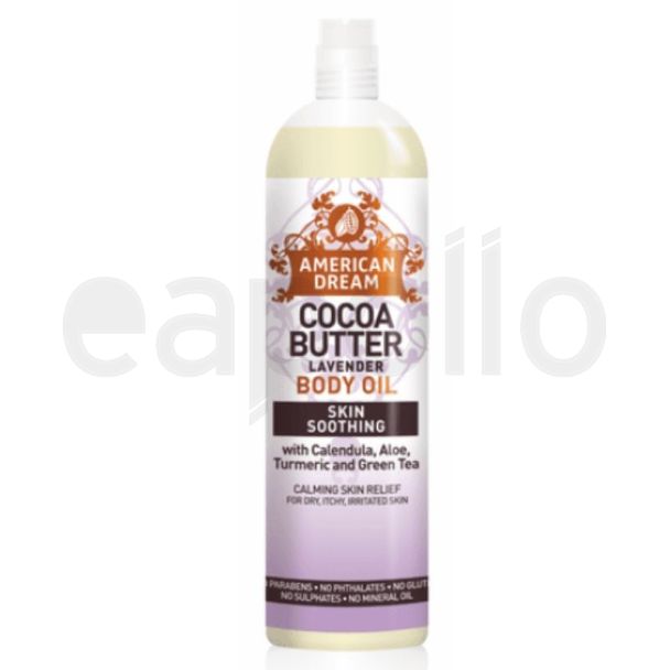 Wholesale American Dream Cocoa Butter Body Oil - Lavender (200ml)