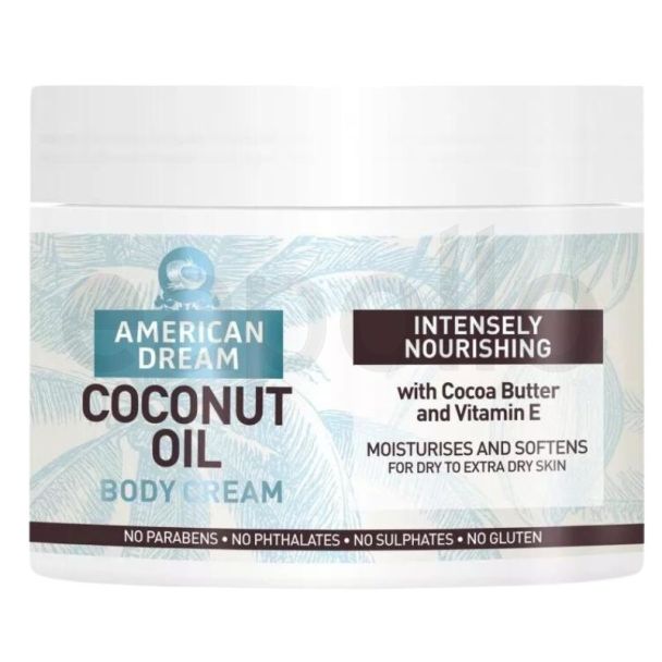 American Dream Coconut Oil Body Cream 500ml 