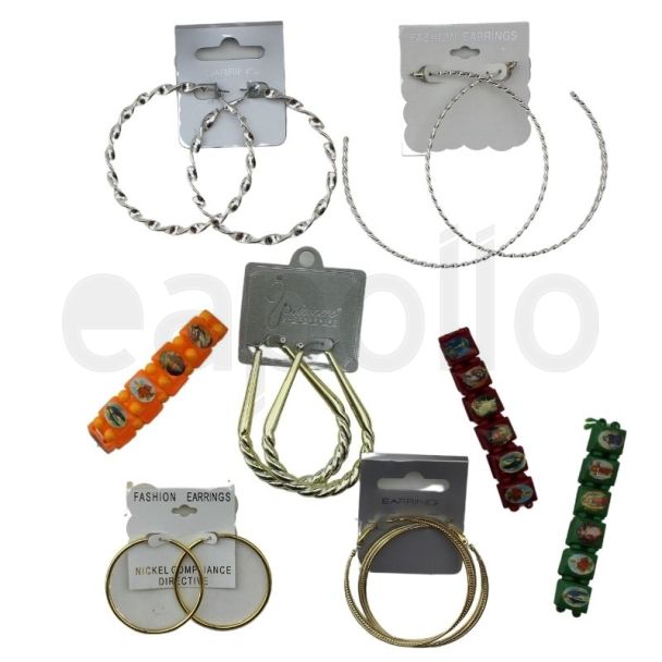 Assorted Jewellery Pack Of Hoops & Bracelets 