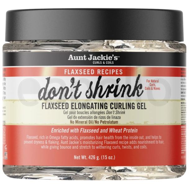 Aunt Jackie’s “Don’t Shrink” Elongating Flaxseed Curling Gel (426g)
