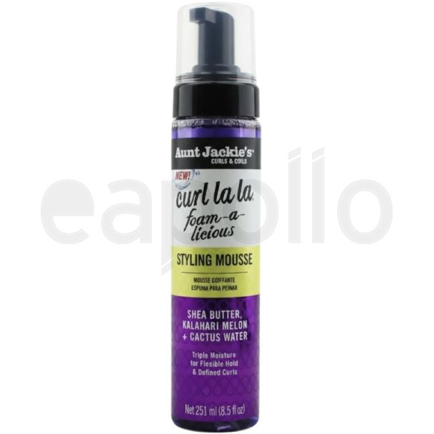 Aunt Jackie’s Curl La La Foam-a-Licious Styling Mousse (251ml)