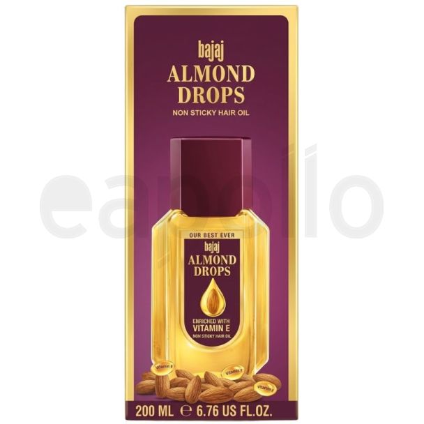 Bajaj Almond Drops Hair Oil - 200ml (Exp-08/28)
