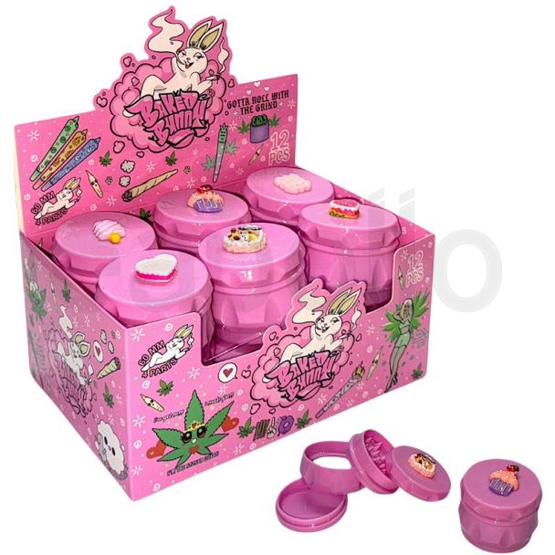 Baked & Bunny 4 Part Plastic Handmuller Snacks Design -  Assorted (6 x4.5 cm)