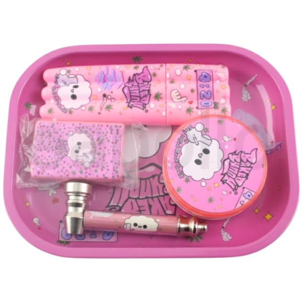 Baked Bunny Mini Travel Kit Smoking Gift Set With Lighter